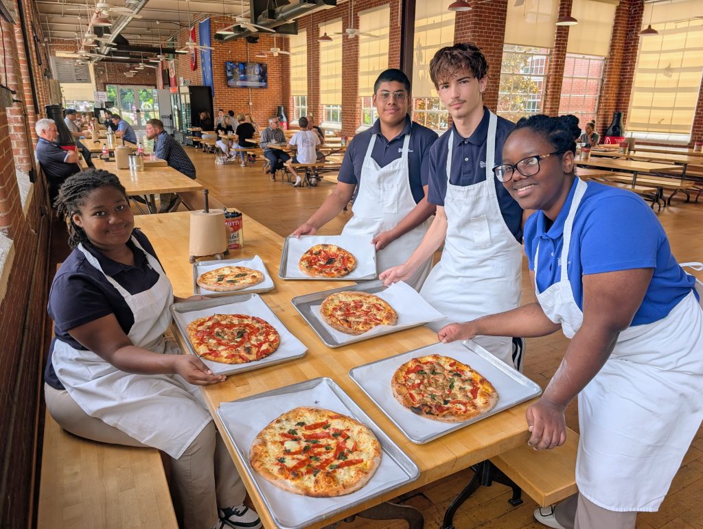 Education & Youth Development – DEJOY\WOS Scholars at Pizza Making