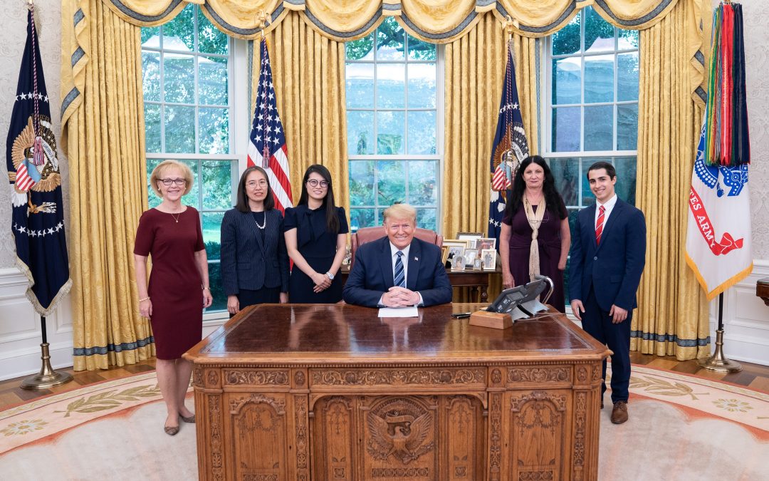 Amb. Aldona Wos Joins Delegation to Meet with President Trump in the Oval Office